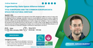 EUROPEANA and the Common European Data Space For Cultural Heritage